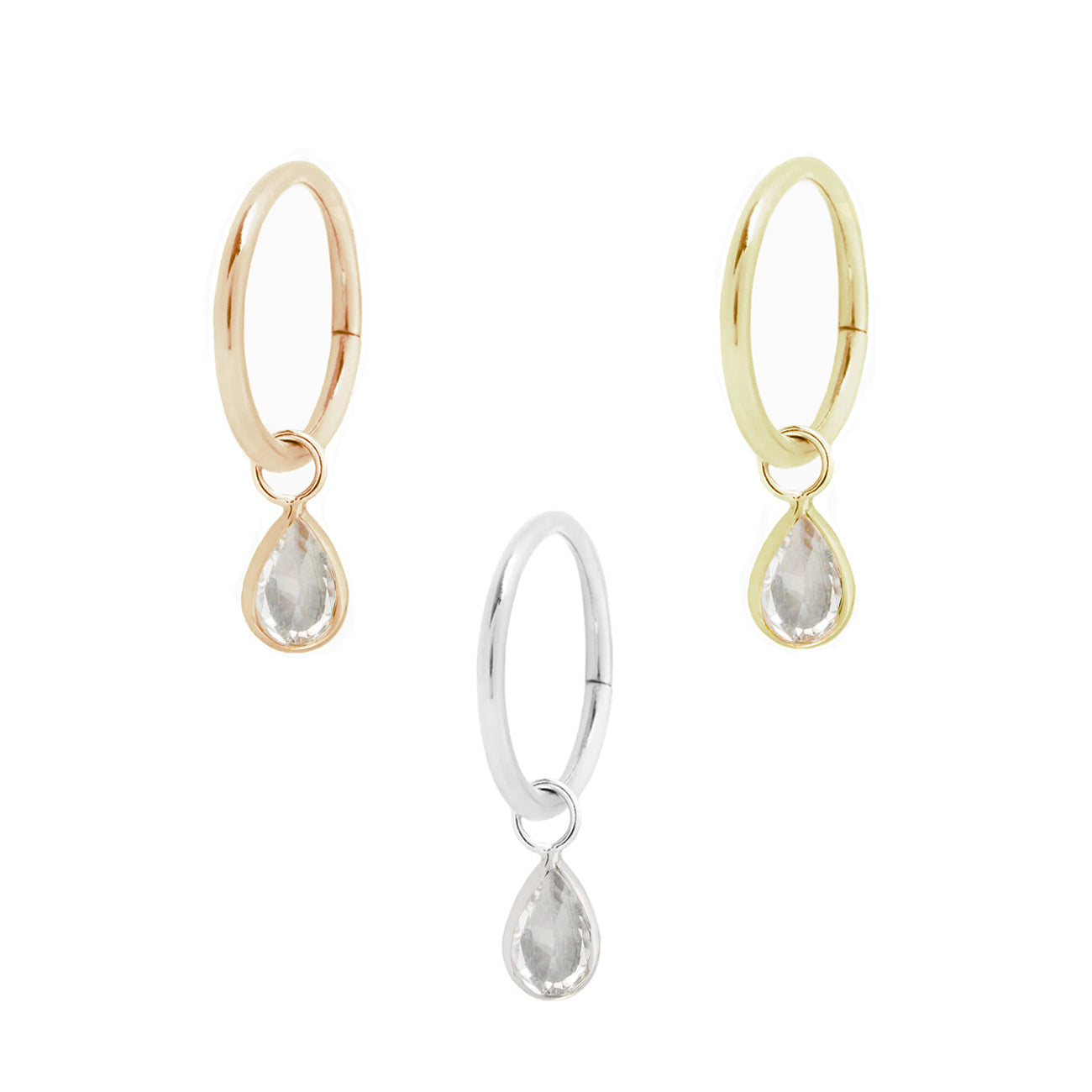 Buddha Jewelry - Charm - Concorde White Topaz
