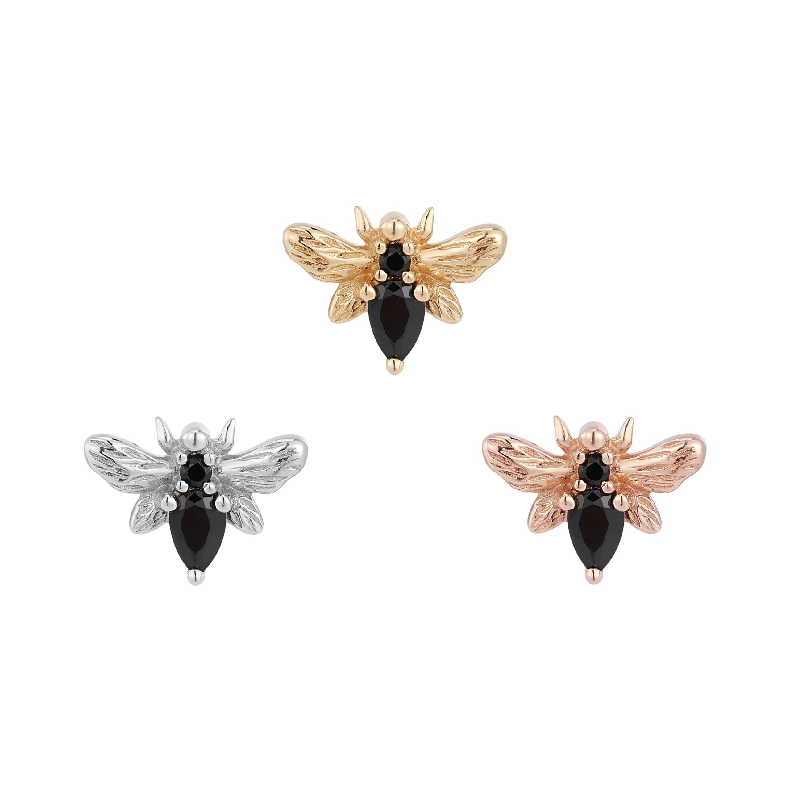 Buddha Jewelry - Bee Chic - Black Spinel
