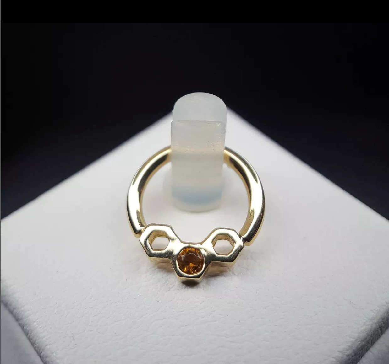 BVLA - Honeycomb Ring - Citrine-thumbmail-2