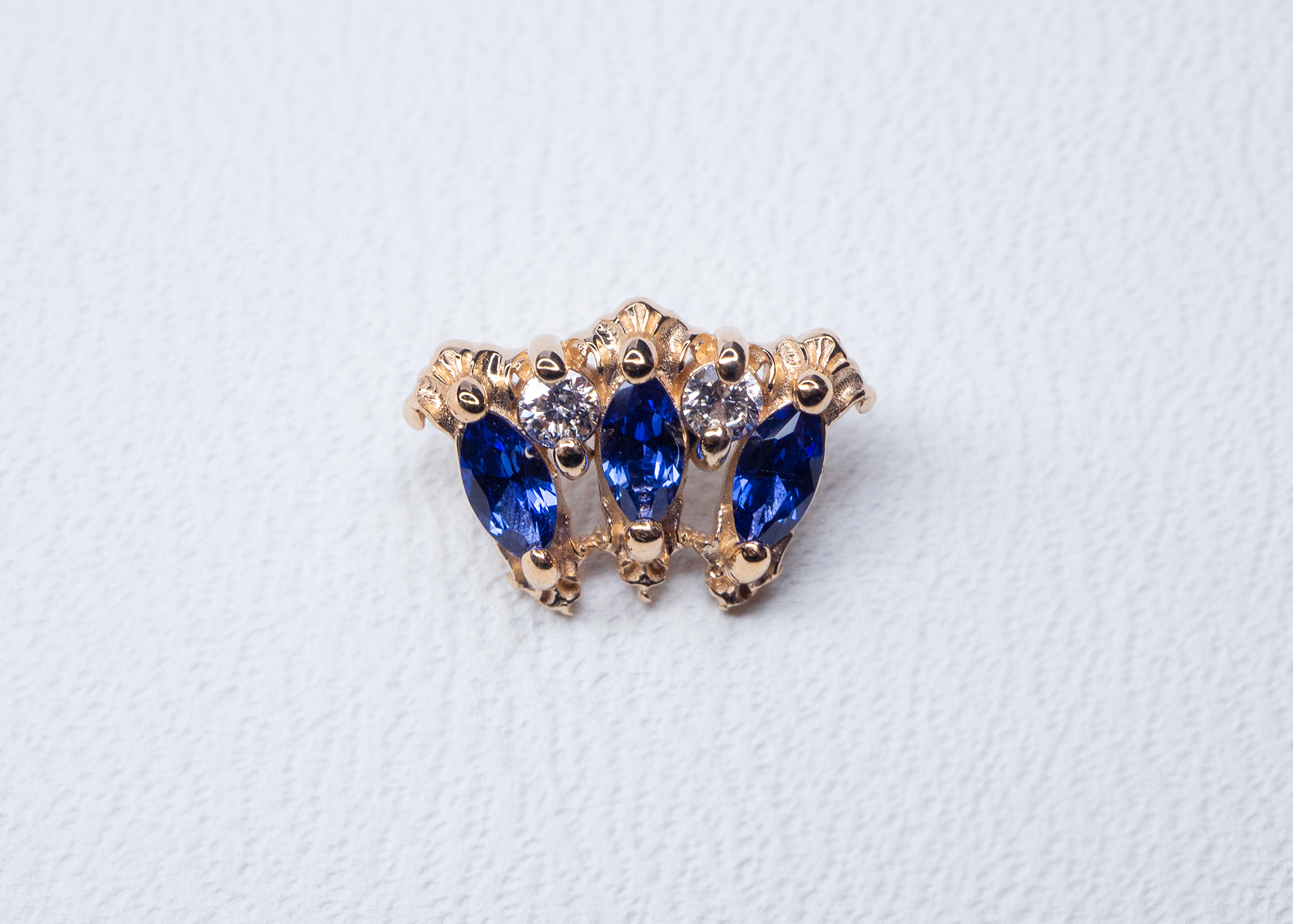 AuAdore - London Jayne - Saphir bleu / Diamant-thumbmail-2