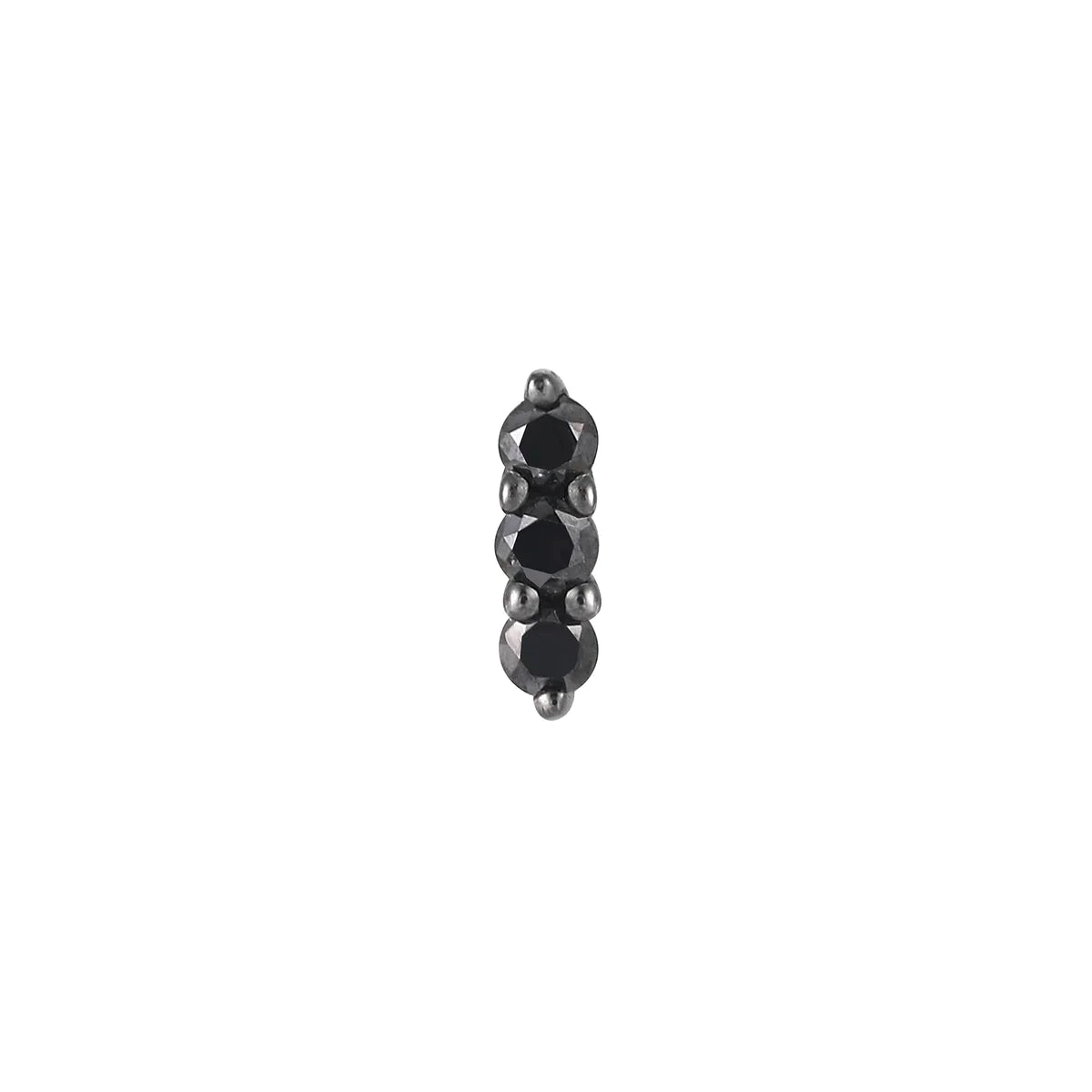 Buddha Jewelry - Mishka 3 Black - Diamant Noir