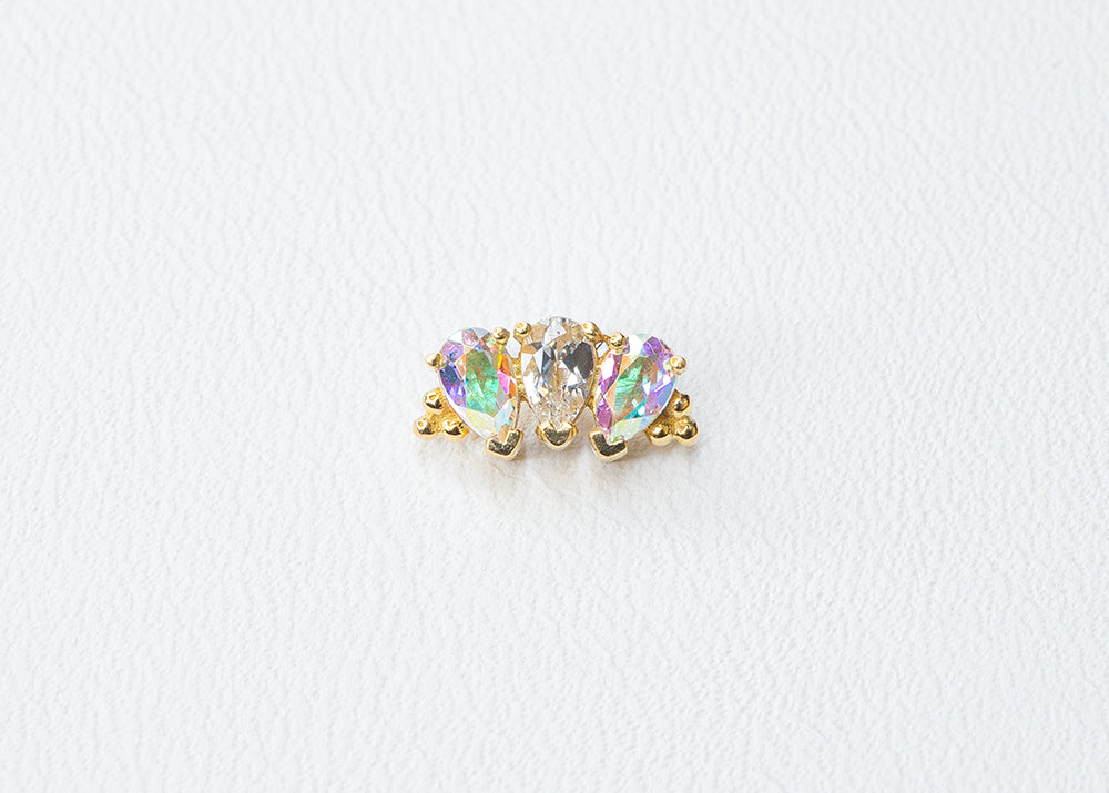 BVLA - Pear Panaraya 3 - Mercury Mist Topaz / Sapphire