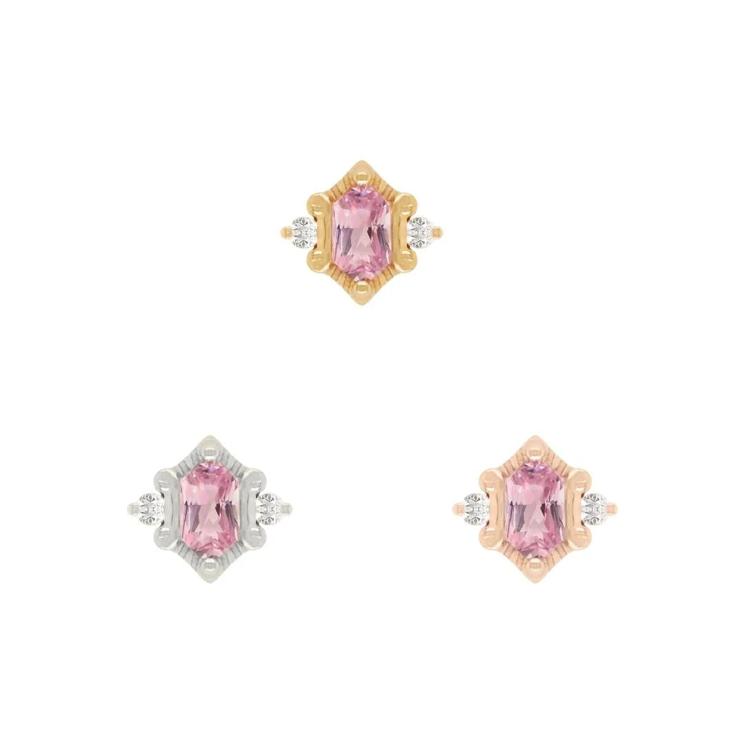 Buddha Jewelry - Reyna - Tourmaline rose-thumbmail-1