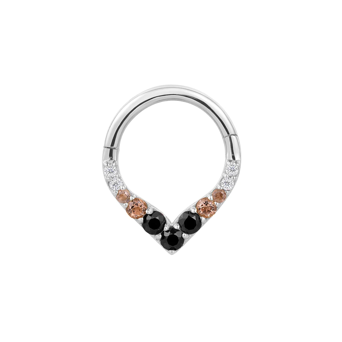Buddha Jewelry - Rise + Shine - Smokey Quartz + Black Spinel Ombre-thumbmail-4