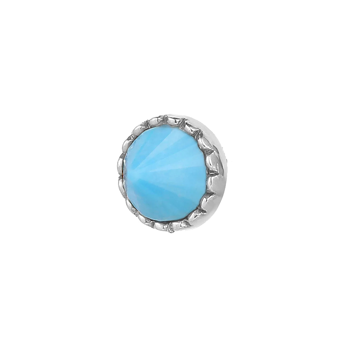 Buddha Jewelry - Round Accent Bezel Reverse Set - Turquoise-thumbmail-3