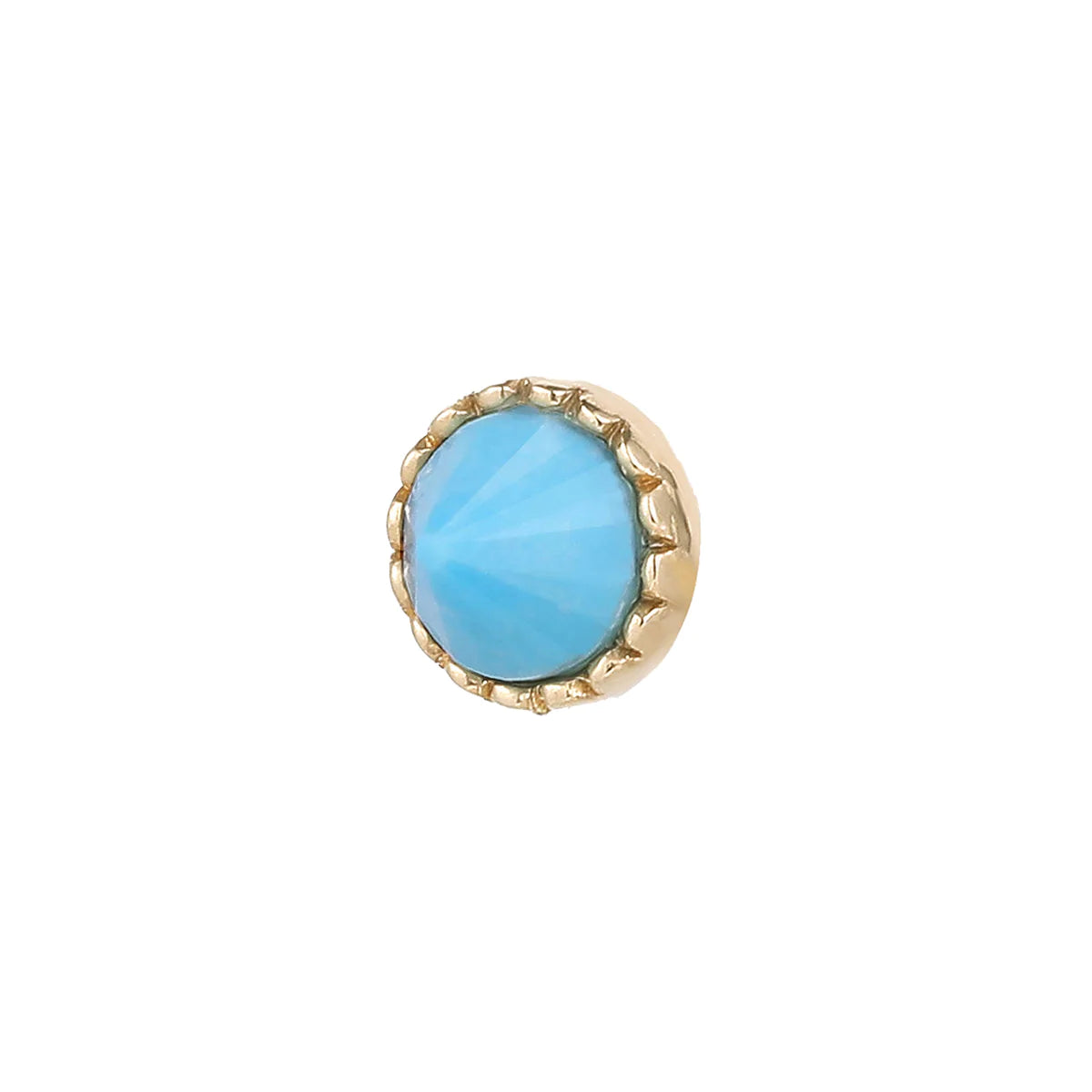 Buddha Jewelry - Round Accent Bezel Reverse Set - Turquoise-thumbmail-4