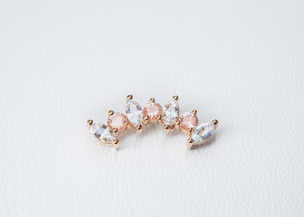 BVLA - Sara - White Sapphire / Oregon Sunstone