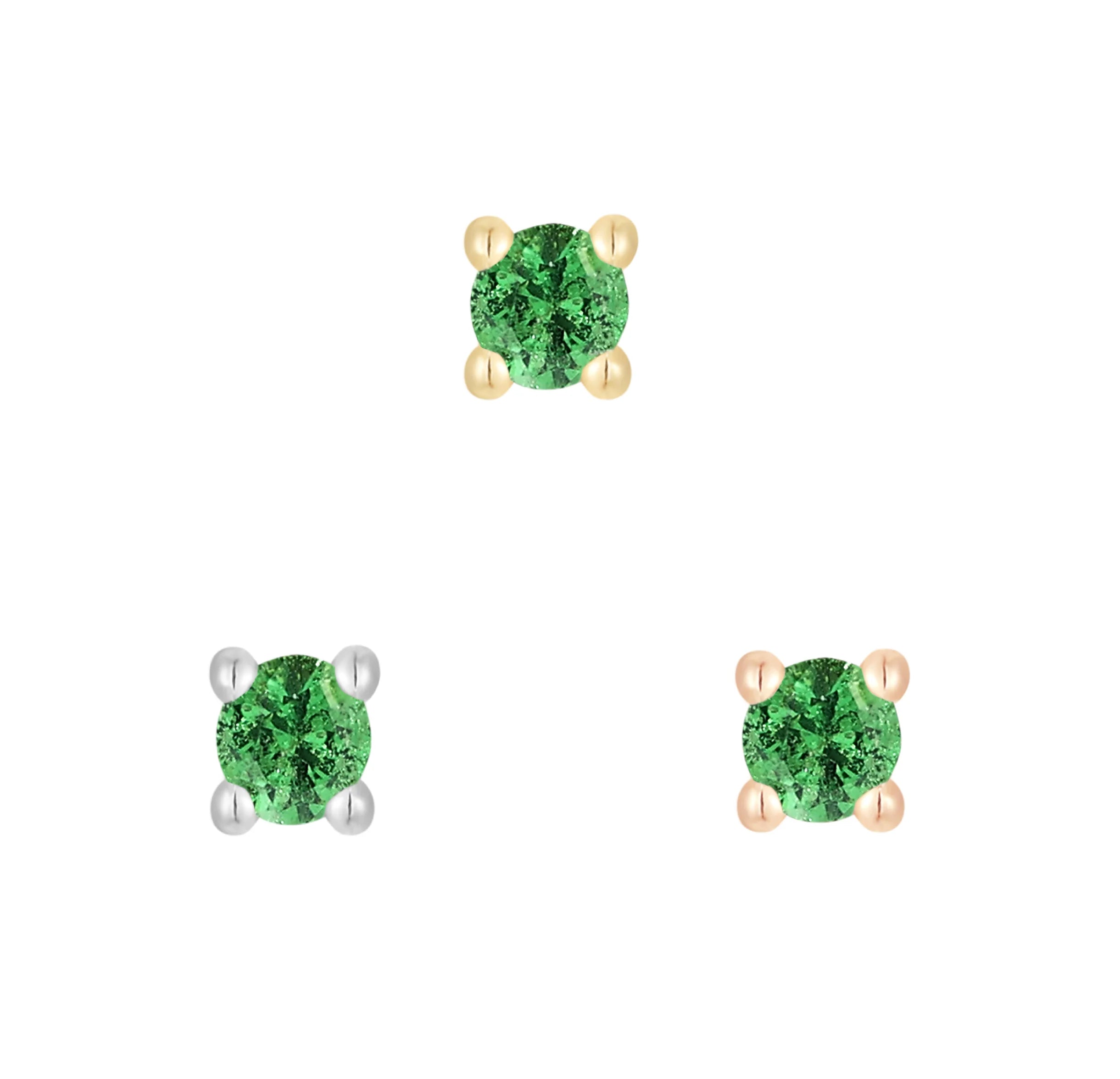 Buddha Jewelry - Prong - Tsavorite