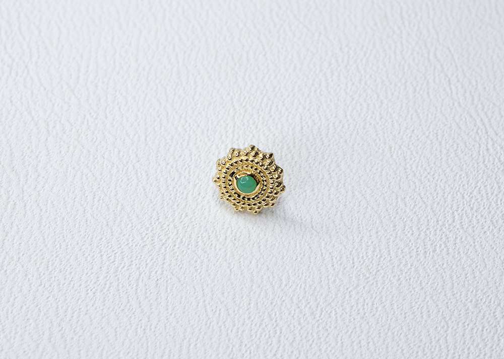 BVLA - Afghan Round - Chrysoprase