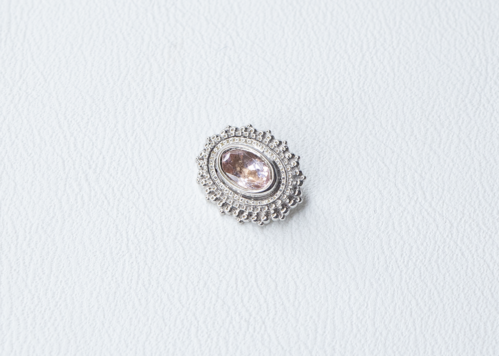 BVLA - Afghan Oval - Morganite