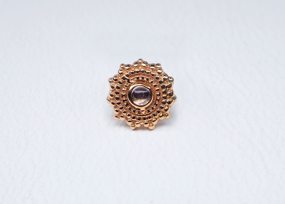 BVLA - Afghan Round - Rainbow Moonstone
