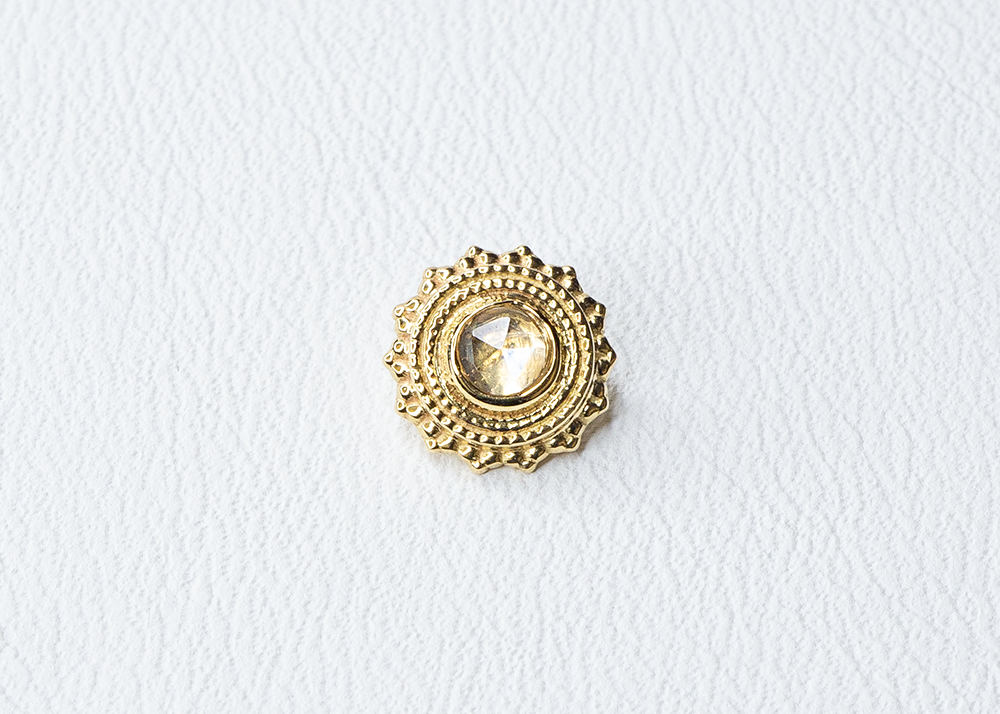 BVLA - Afghan Round - Rainbow Moonstone