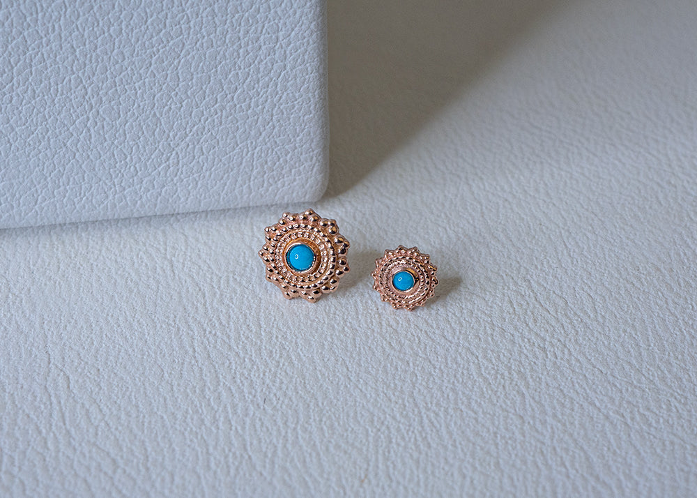 BVLA - Afghan Round - Turquoise