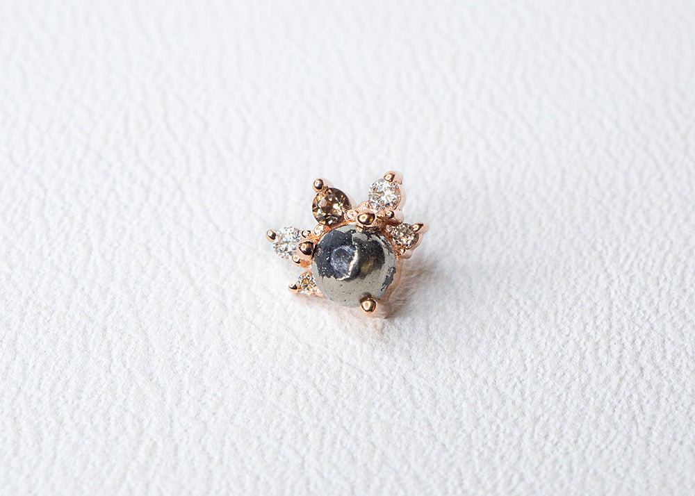 BVLA - Anaya - Pyrite / Smokey Quartz / Diamond