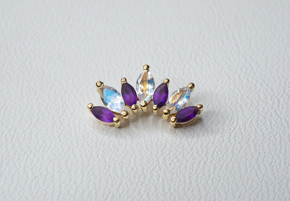 BVLA - Athena - Amethyst / Rainbow Moonstone
