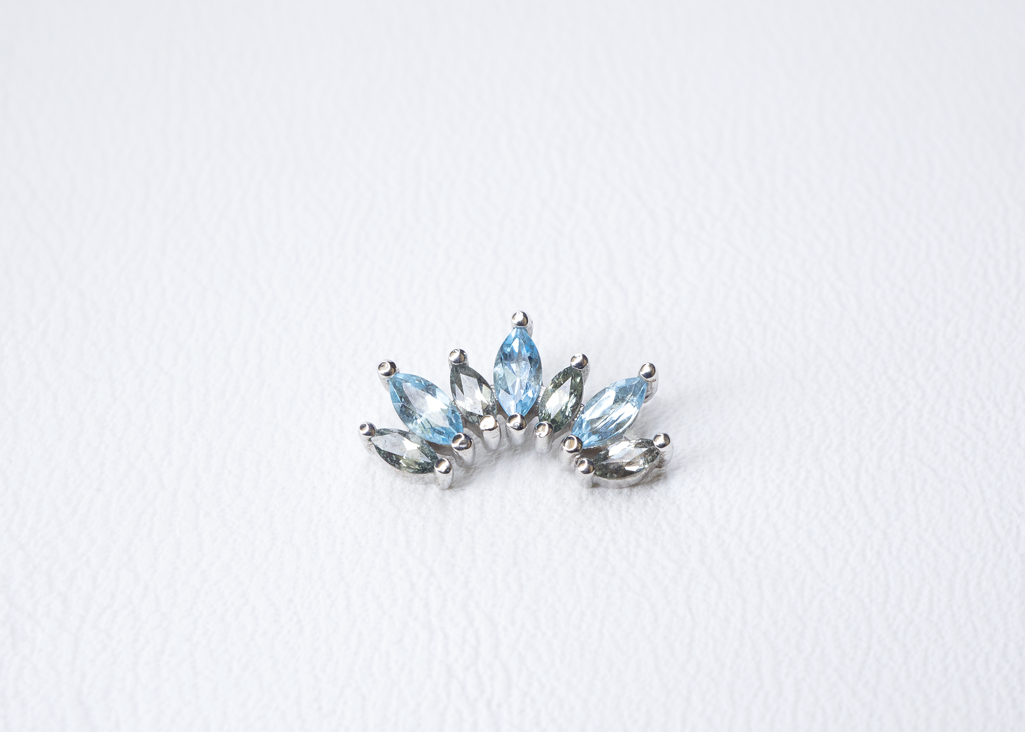 BVLA - Athena - Grey Sapphire / Swiss Blue Topaz