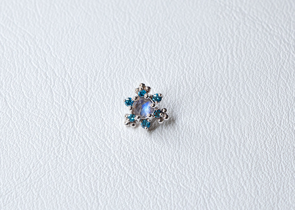 BVLA - Bayle - Blue Diamond / Rainbow Moonstone