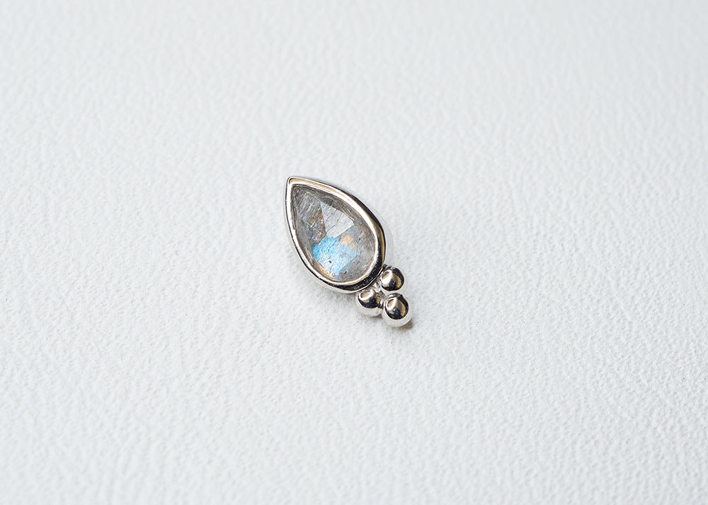 BVLA - Beaded Pear - Labradorite