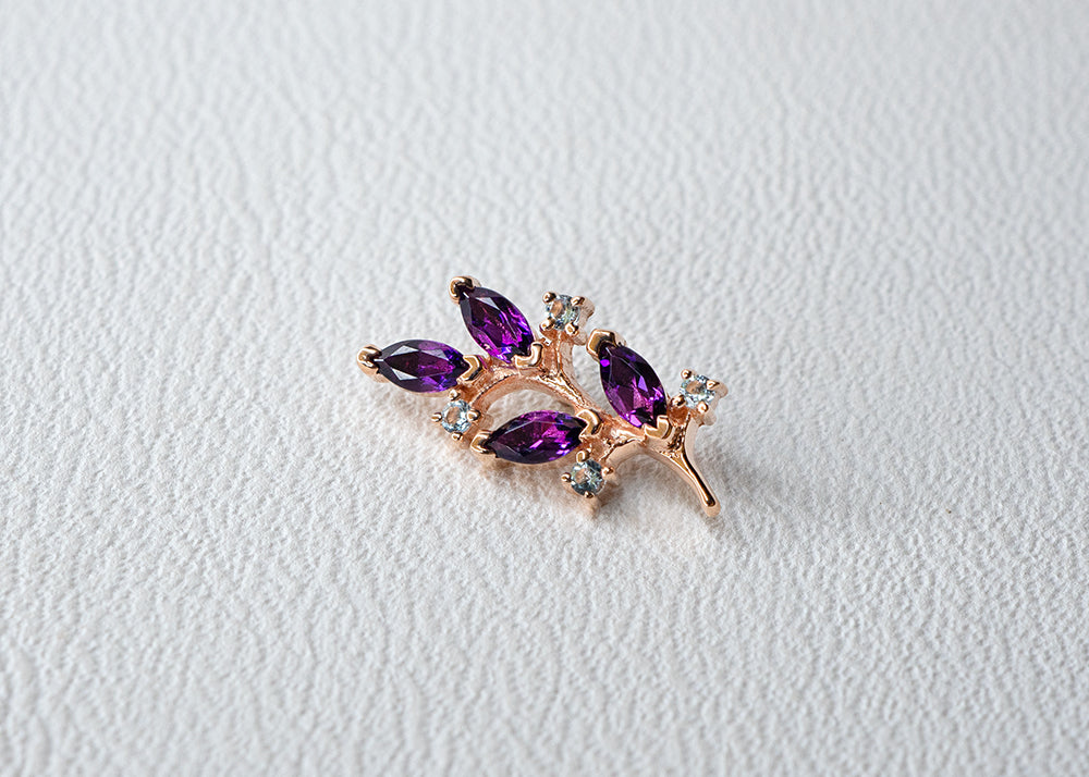 BVLA - Bittersweet - Amethyst / Swiss Blue Topaz