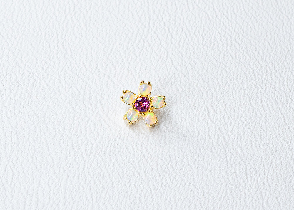 BVLA - Cherry Blossom - Opal  / Rhodolite