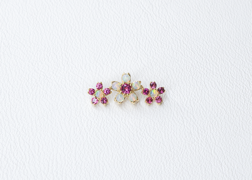 BVLA - Cherry Blossom - Opal  / Pink Tourmaline