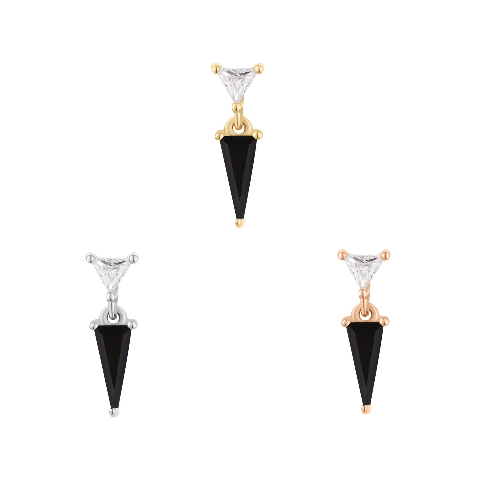 Buddha Jewelry - Daring - Black Spinel + Cz