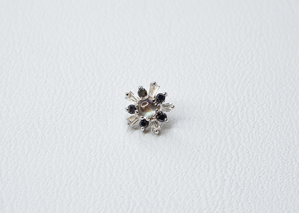BVLA - Elaine - Diamond / Black Diamond / Rainbow Moonstone