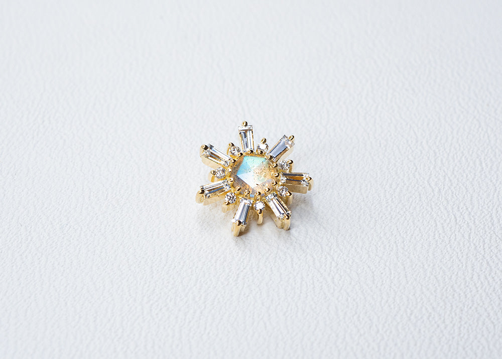 BVLA - Elaine - Sapphire / Diamond / Labradorite