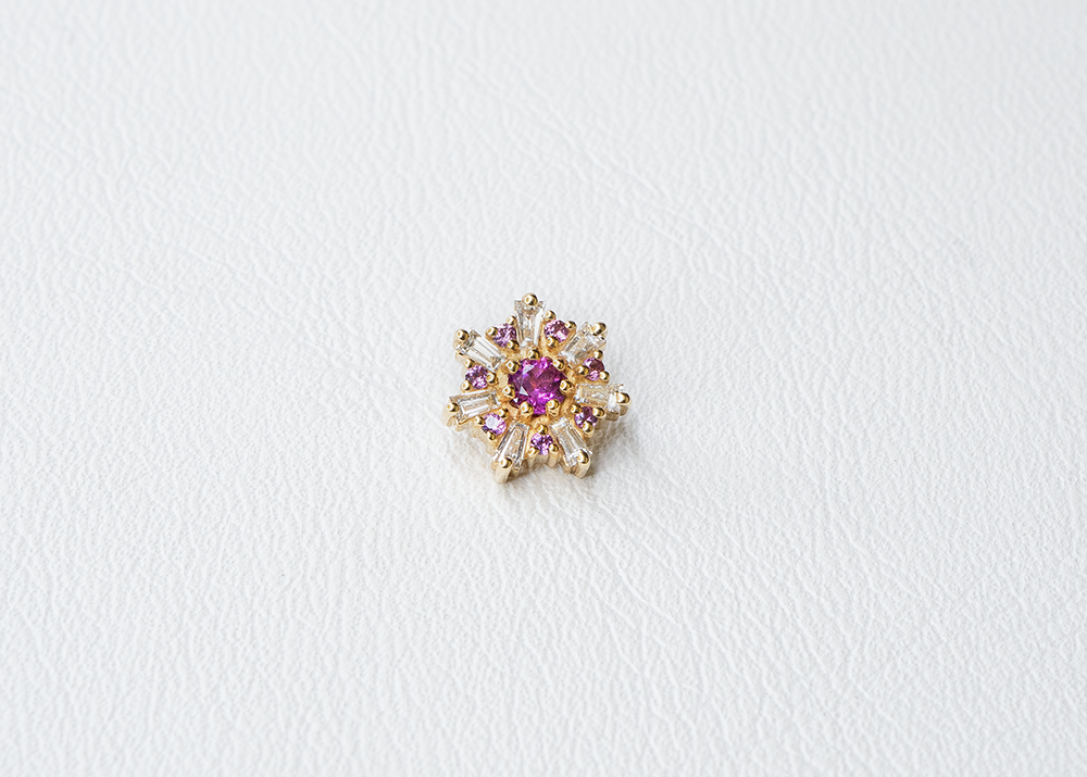 BVLA - Elaine - Diamond / Rhodolite