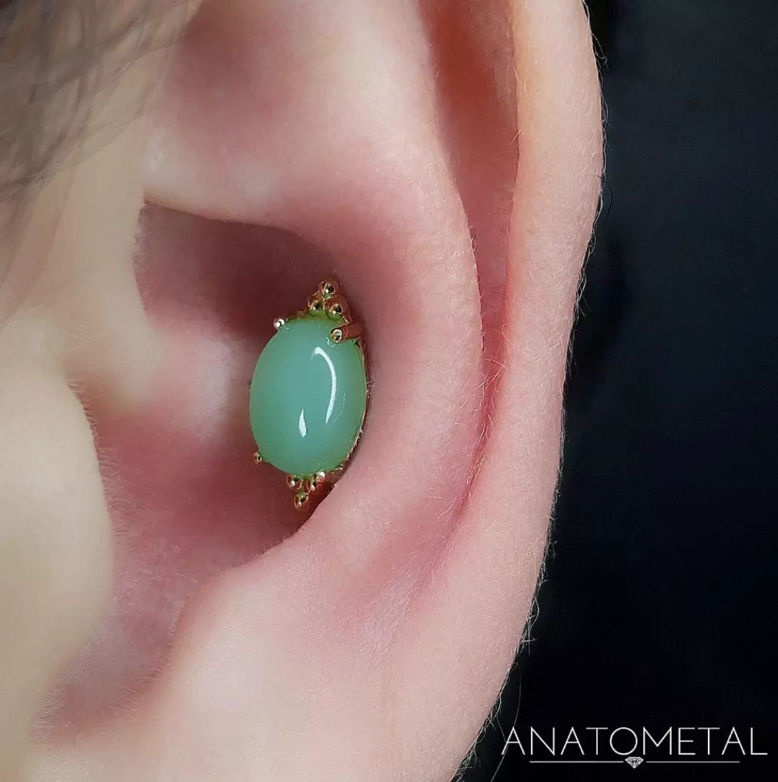 Anatometal - FaraTà - Chrysoprase sablée-thumbmail-2