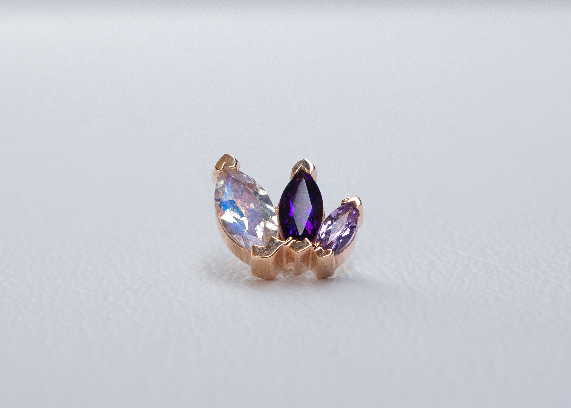 BVLA - French Kiss - Amethyst / Rainbow Moonstone