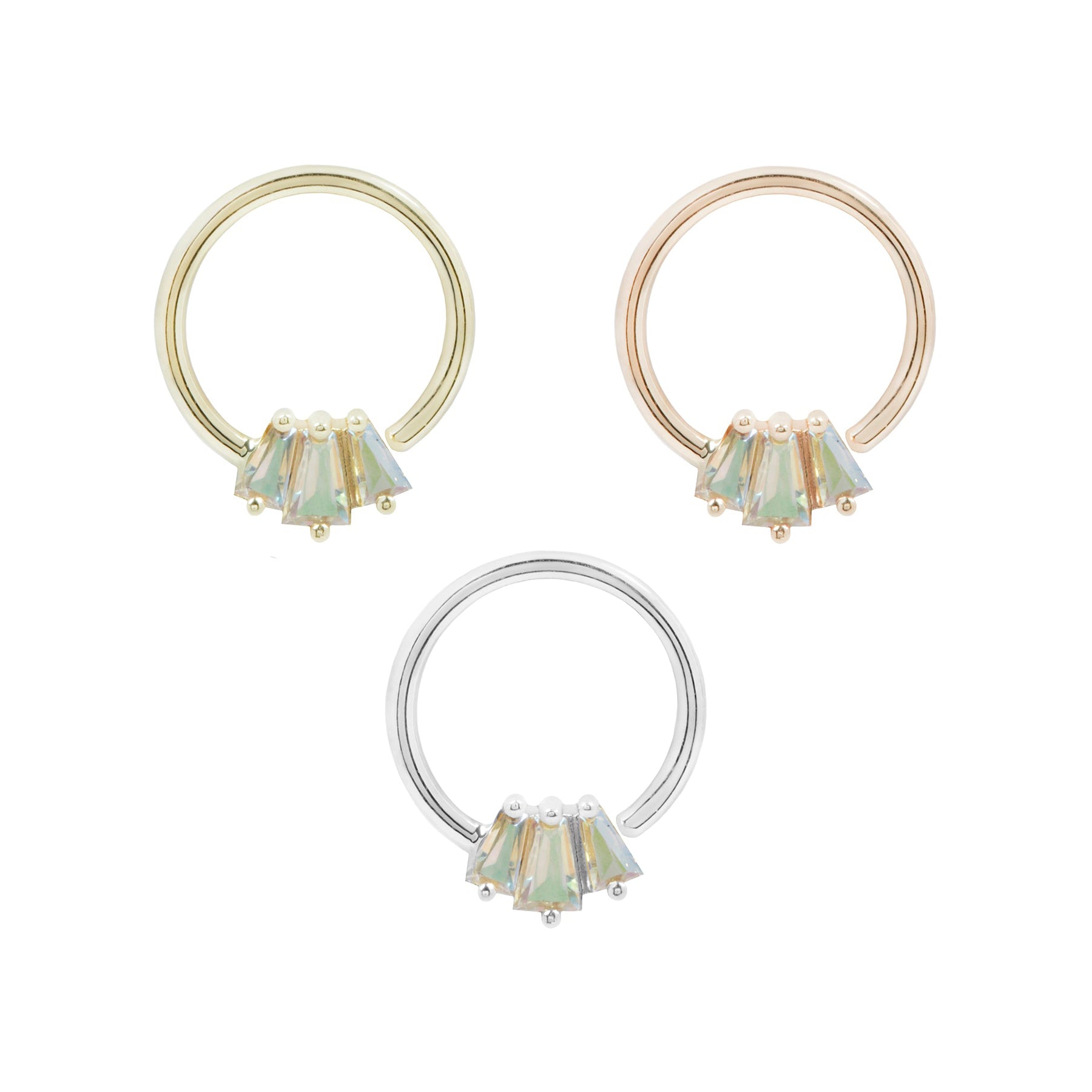 Buddha Jewelry - Gemma Trio - Mercury Mist