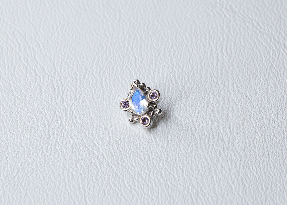BVLA - Helana - Amethyst / Rainbow Moonstone