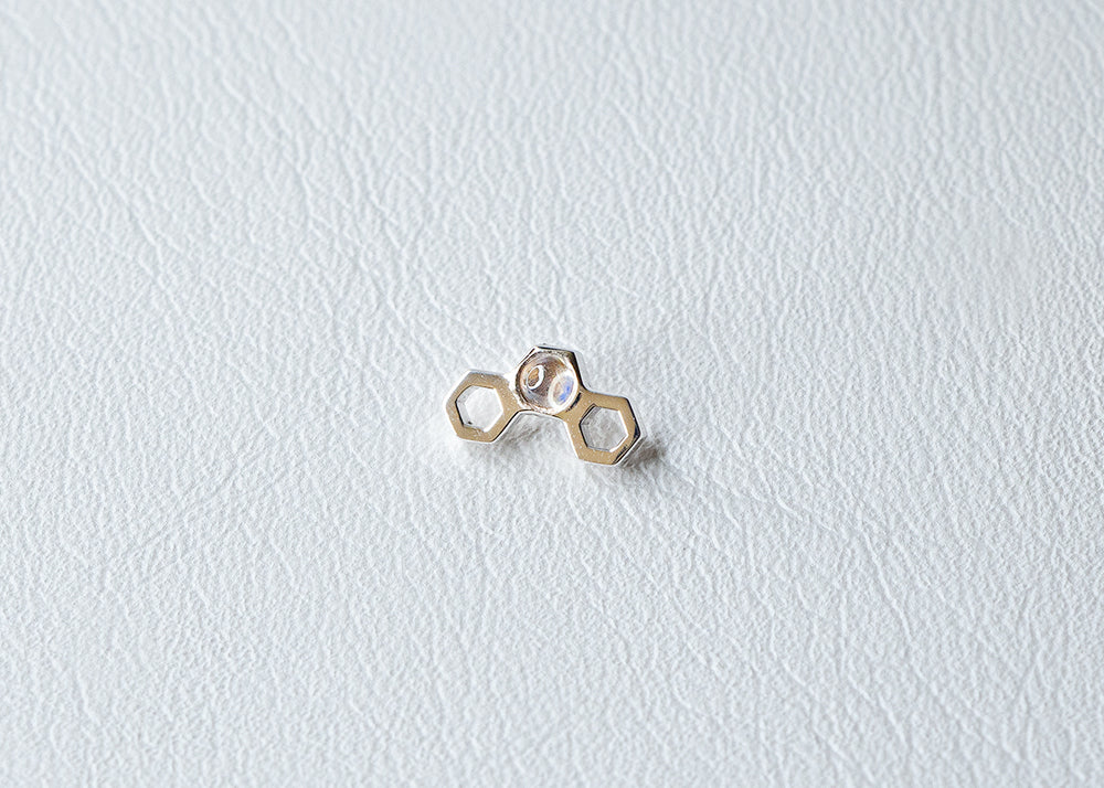 BVLA - Honeycomb - Rainbow Moonstone