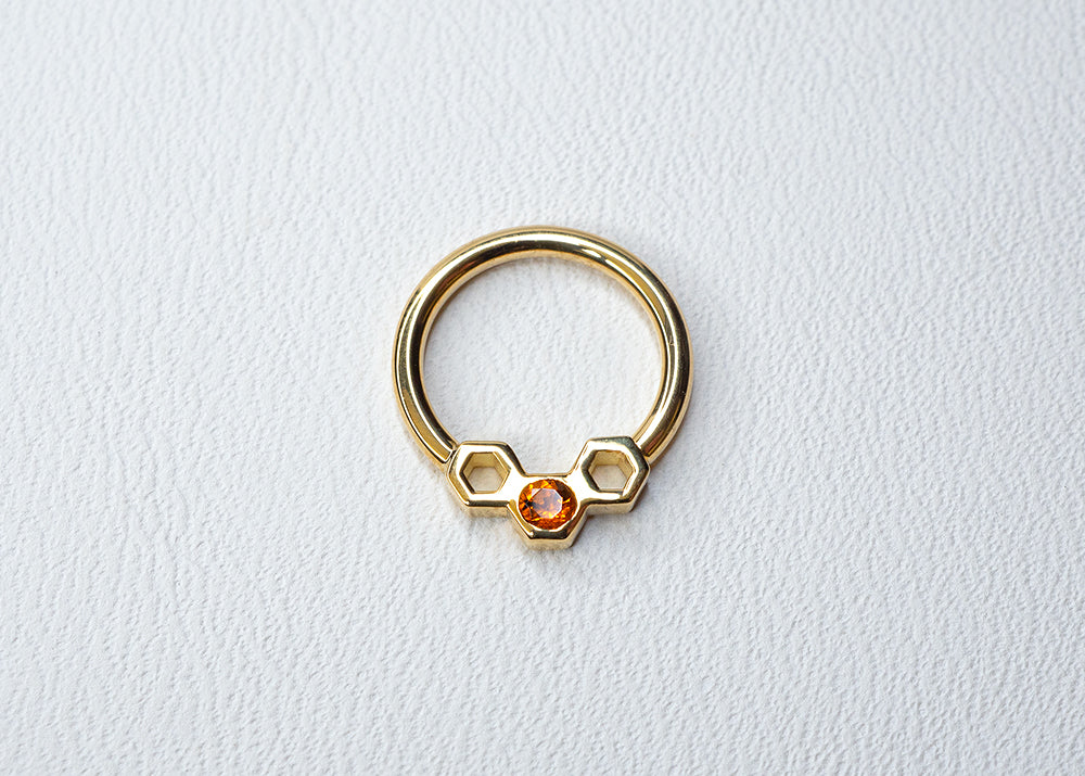 BVLA - Honeycomb Ring - Citrine
