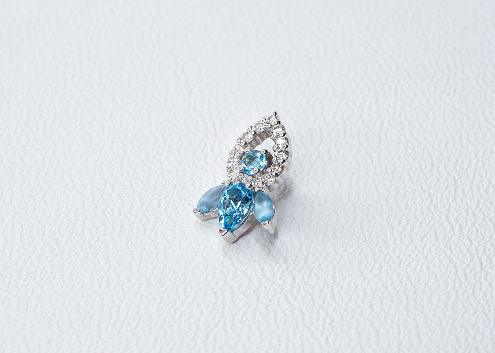 BVLA - Larissa - Aquamarine / Swiss Blue Topaz