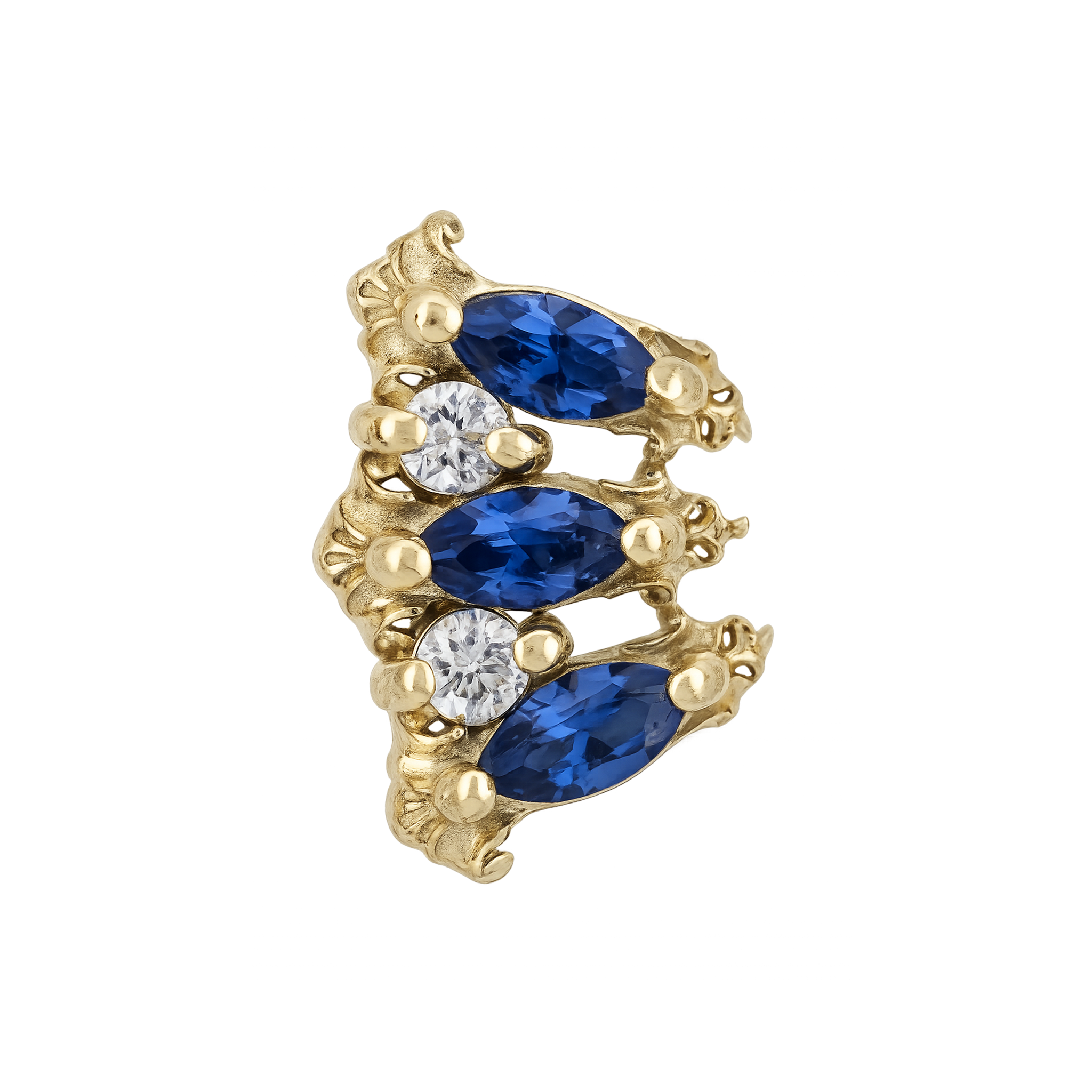 AuAdore - London Jayne - Saphir bleu / Diamant