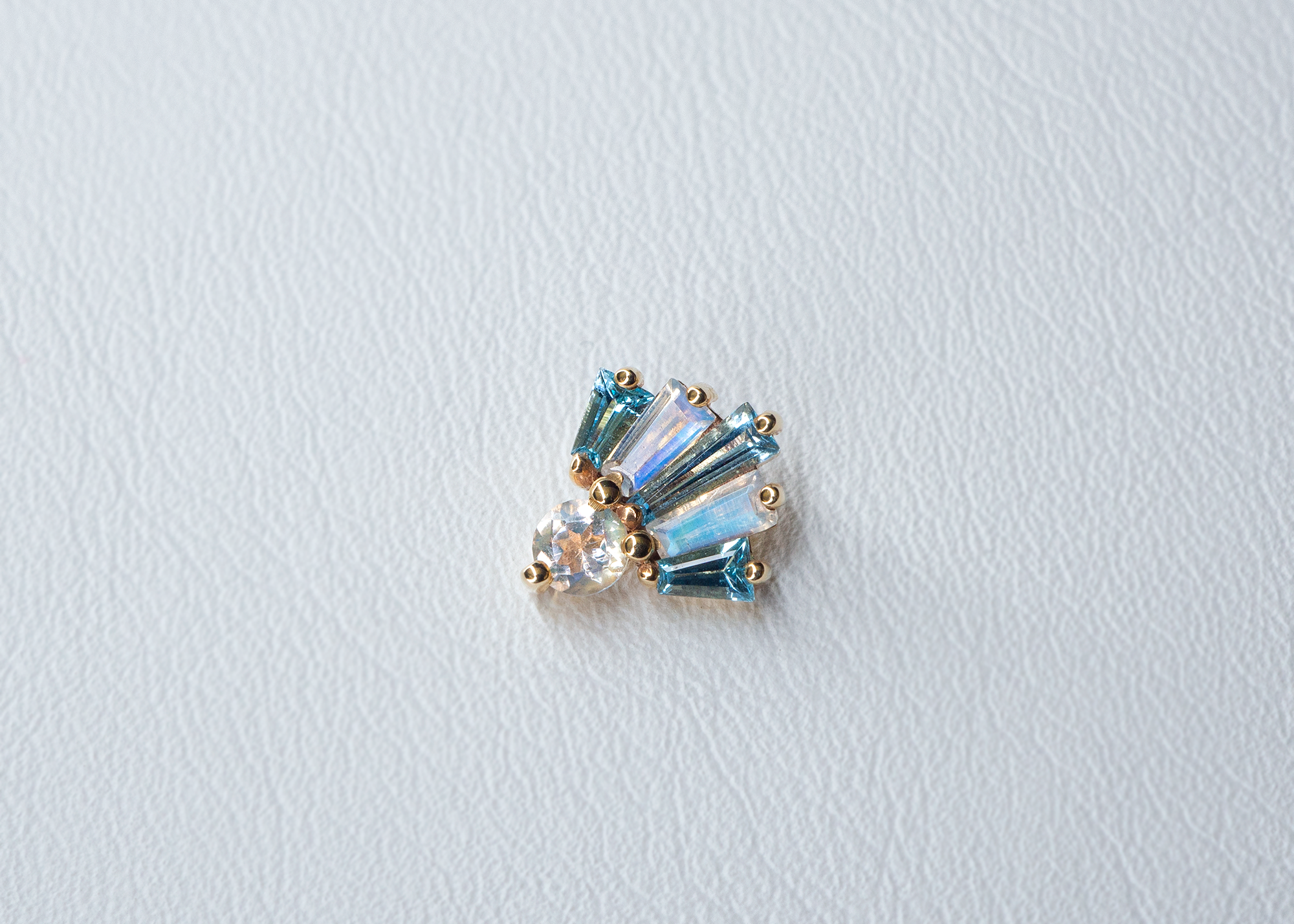 BVLA - Love Drunk - Swiss Blue Topaz / Rainbow Moonstone