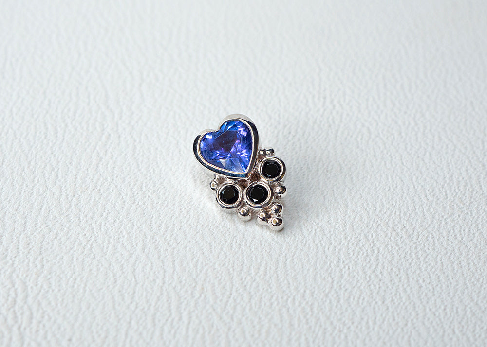 BVLA - Lucy's Heart - Onyx / Tanzanite