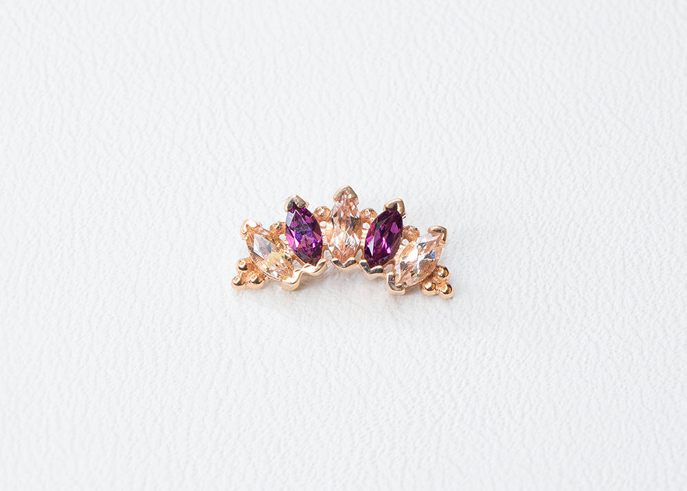 BVLA - Marquise Panaraya 5 - Morganite / Rhodolite