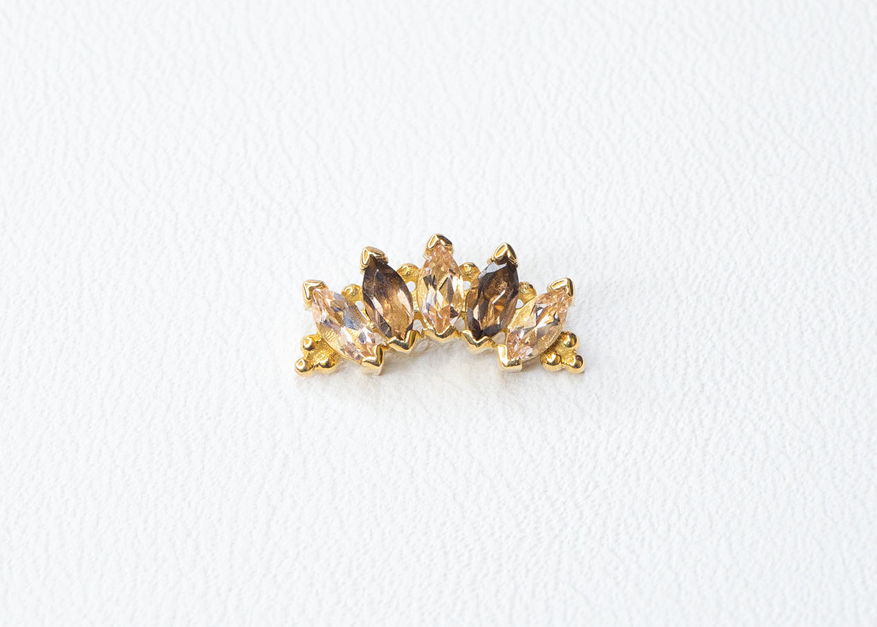 BVLA - Marquise Panaraya 5 - Morganite / Smokey Quartz