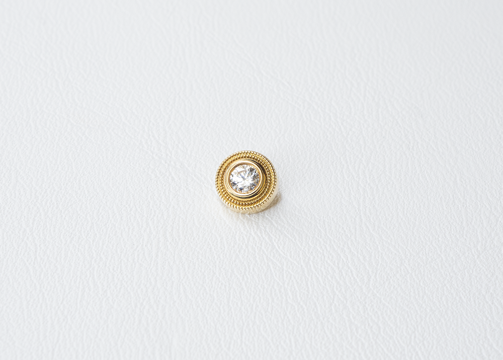 BVLA - Millgrain Bezel - Cz