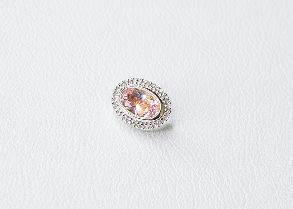 BVLA - Oval Millgrain - Morganite