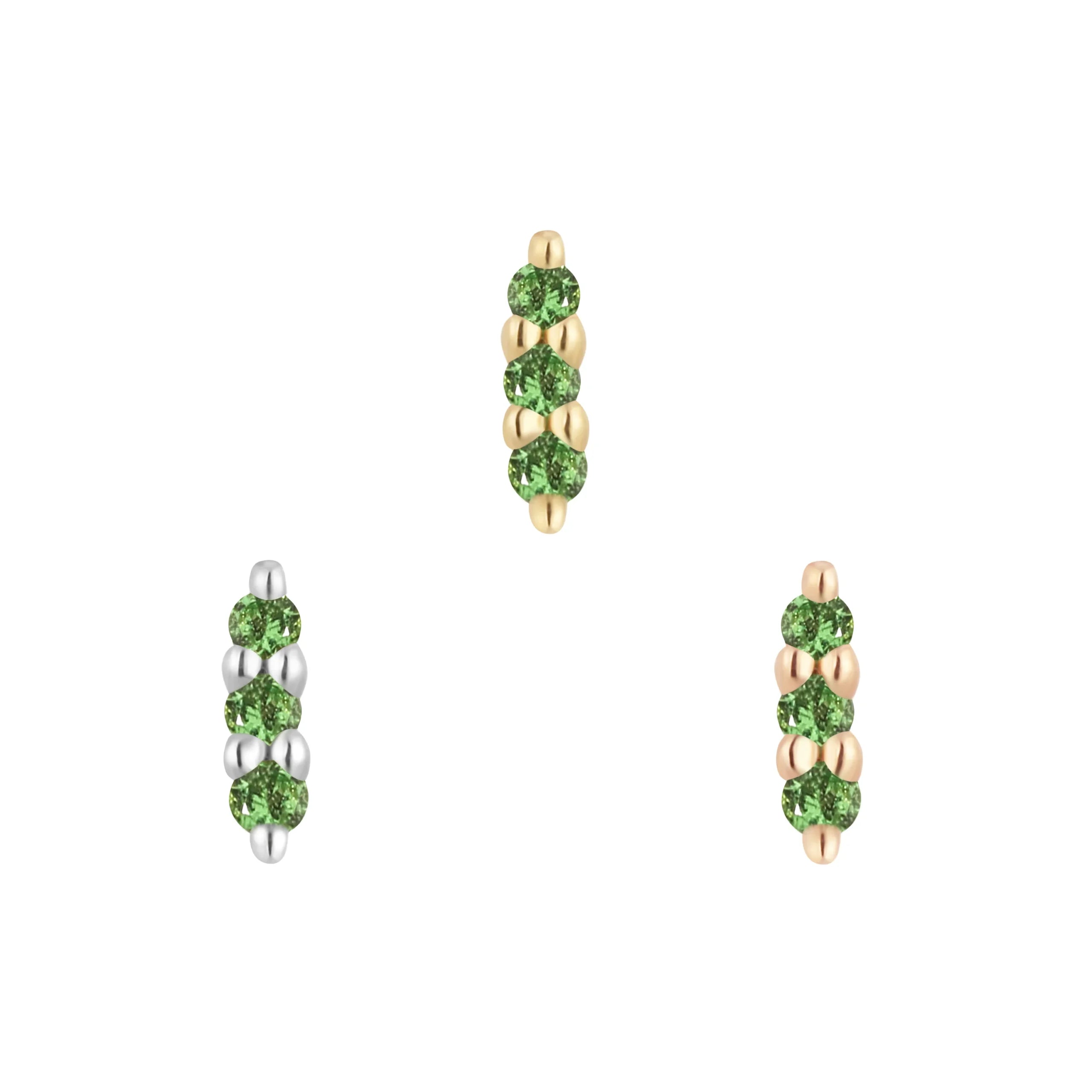 Buddha Jewelry - Mishka 3 - Tsavorite