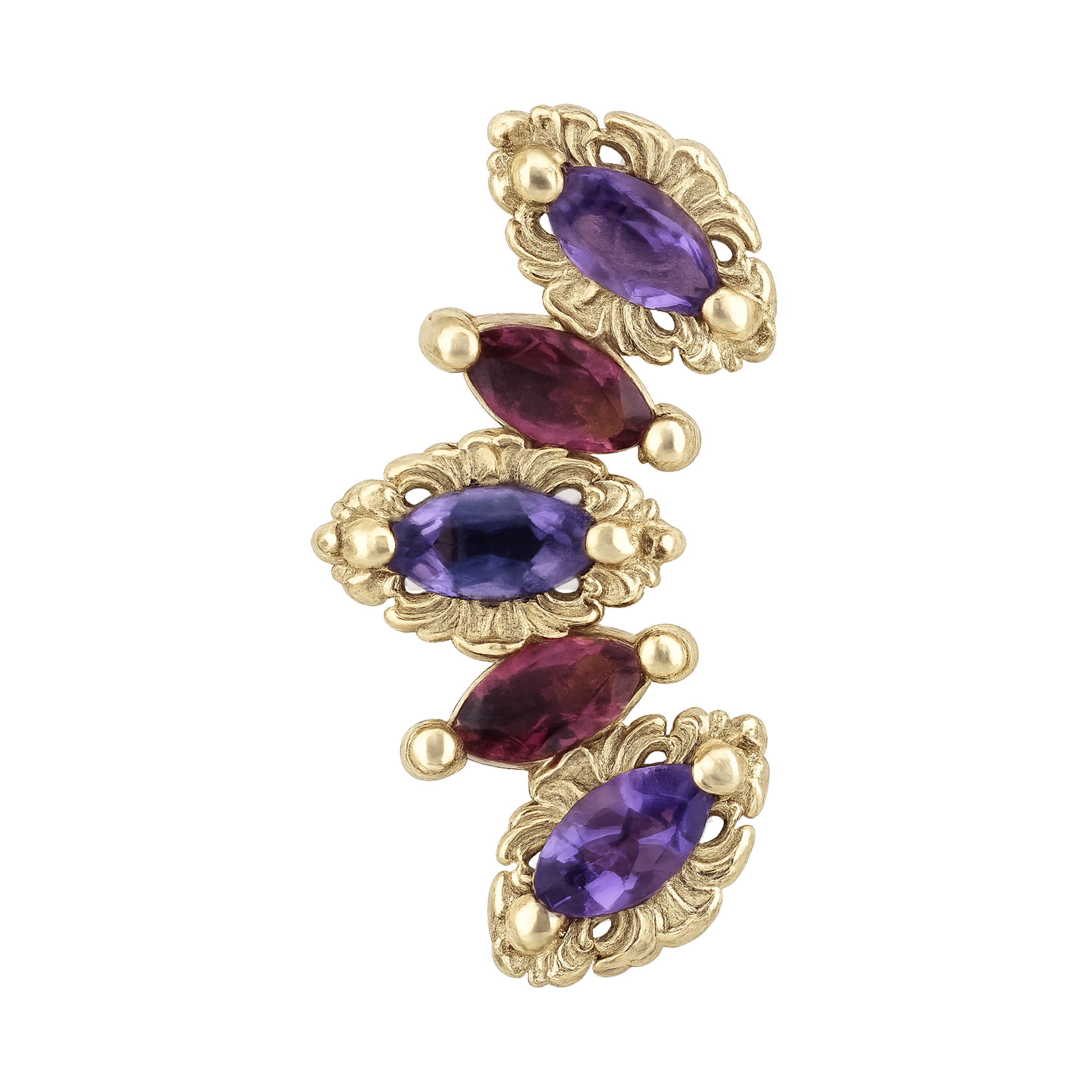 AuAdore - Monarchy - Améthyste africaine / Rubellite