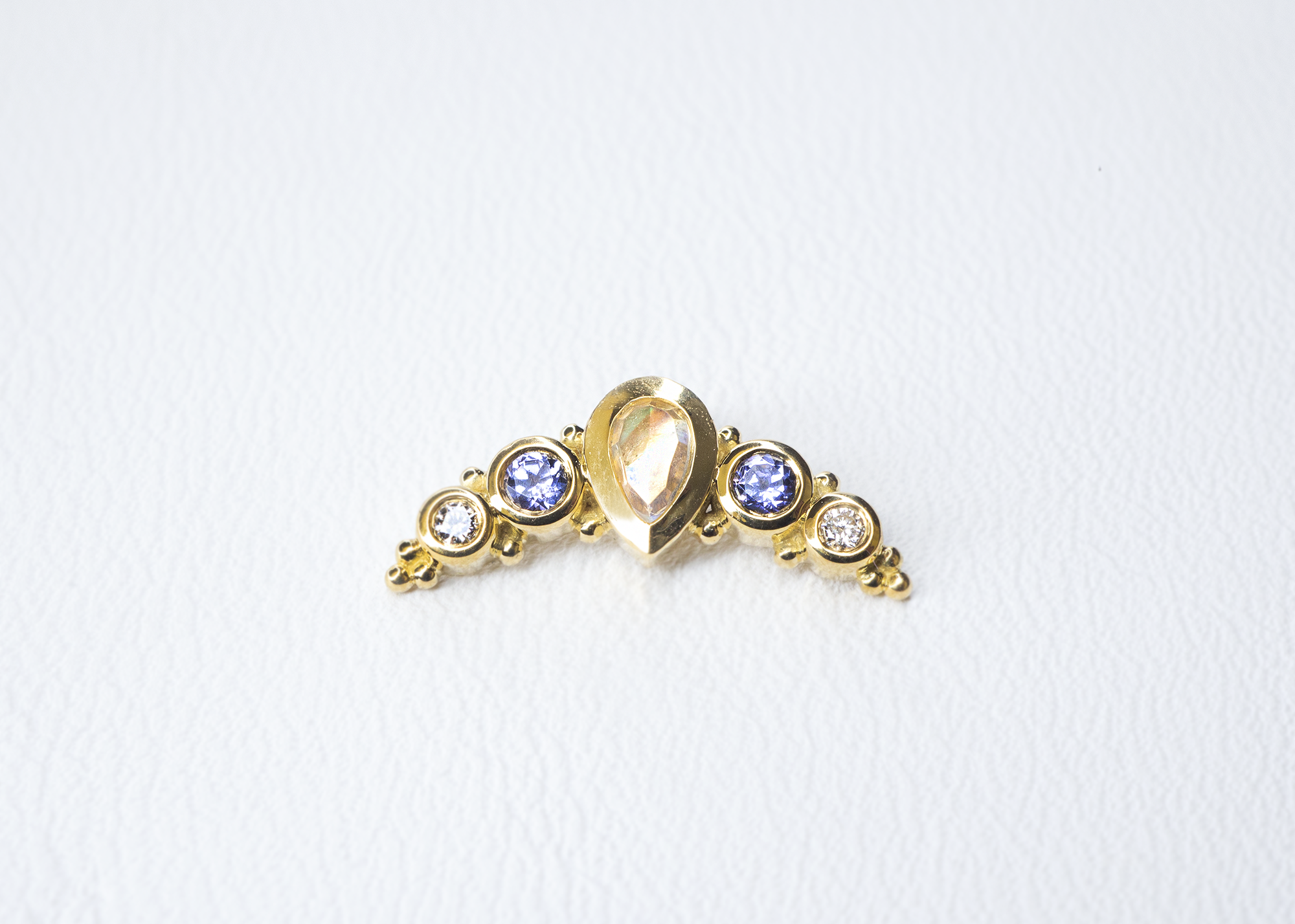 BVLA - Charlotte Panaraya - Diamond / Tanzanite / Rainbow Moonstone
