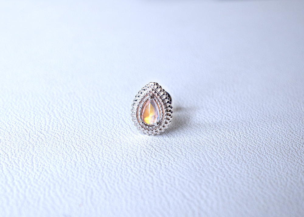 BVLA - Afghan Pear - Rainbow Moonstone
