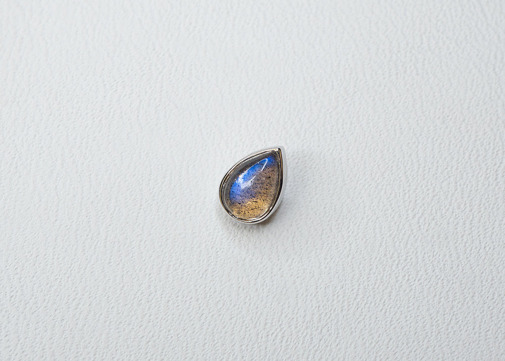 BVLA - Pear Bezel - Labradorite