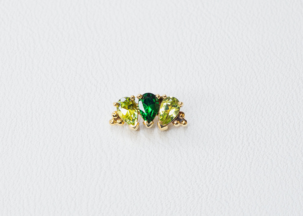 BVLA - Pear Panaraya 3 - Peridot / Tsavorite