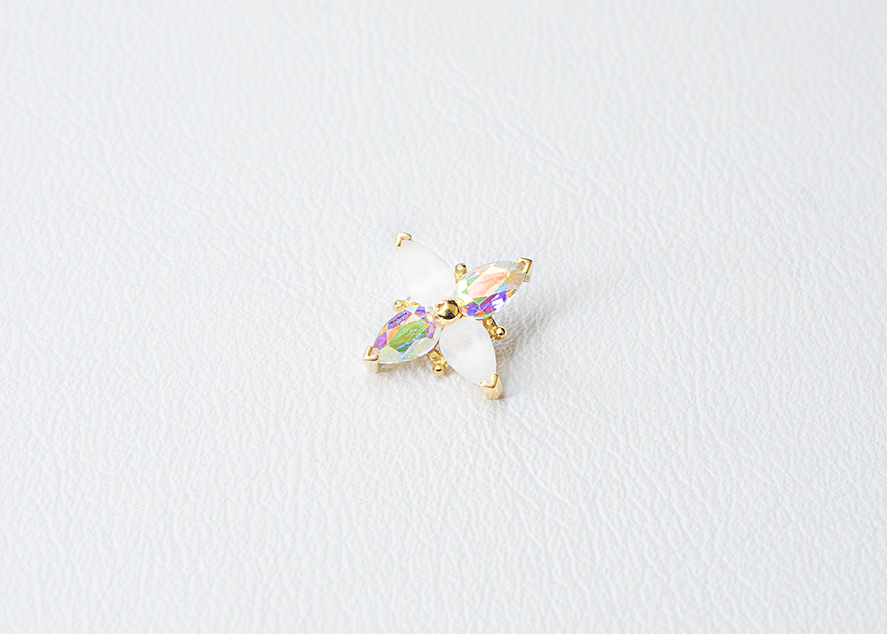 BVLA - Pear Pleades - Mercury Mist Topaz / Cz